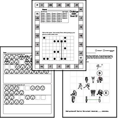 Weekly Math Worksheets for January 27