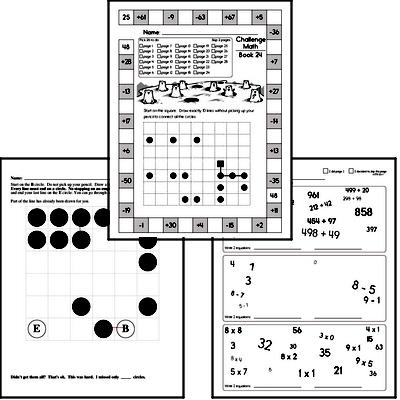Weekly Math Worksheets for February 15