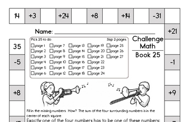 Weekly Math Worksheets for February 17