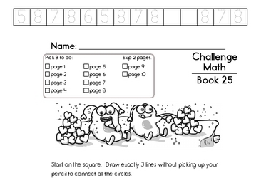 Weekly Math Worksheets for February 19