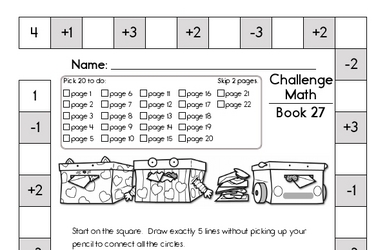 Weekly Math Worksheets for March 2