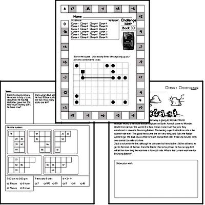 Weekly Math Worksheets for March 24