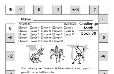 This Week's Math Review Book for Second Graders - Updated Each Week