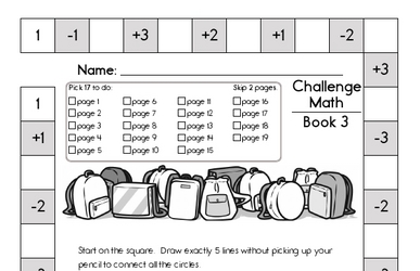 Weekly Math Worksheets for September 16