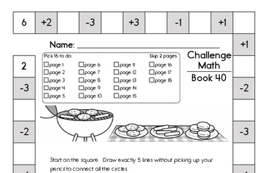 Weekly Math Worksheets for June 1