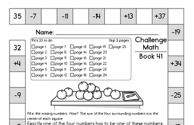 Weekly Math Worksheets for June 10