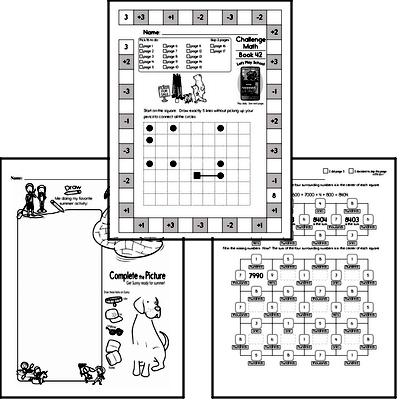 Weekly Math Worksheets for June 14