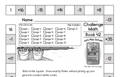 Weekly Math Worksheets for June 19