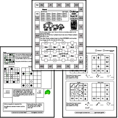Weekly Math Worksheets for June 15