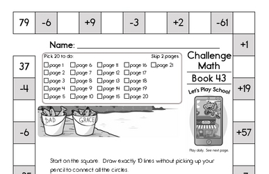 Weekly Math Worksheets for June 26