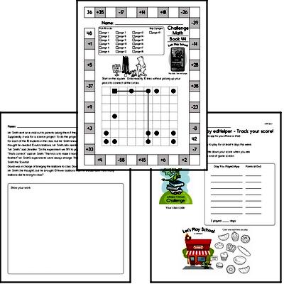 Weekly Math Worksheets for July 5