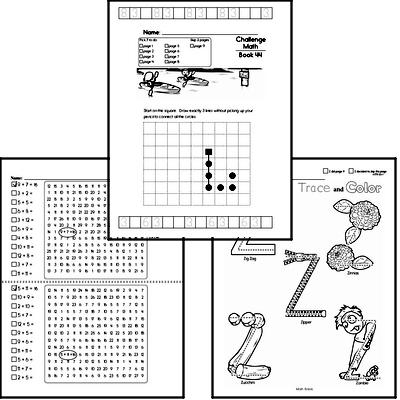 Weekly Math Worksheets for June 29