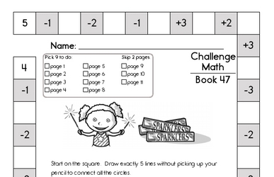 Weekly Math Worksheets for July 21