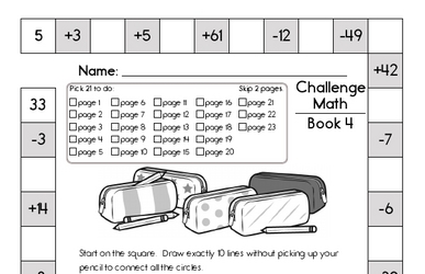 Weekly Math Worksheets for September 26