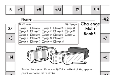 Weekly Math Worksheets for September 23