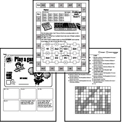 Weekly Math Worksheets for October 1
