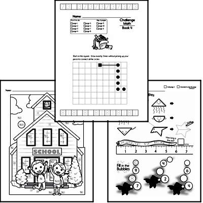Weekly Math Worksheets for September 21