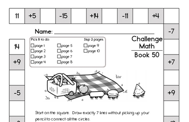 Weekly Math Worksheets for August 10