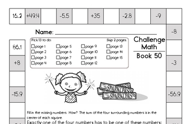 Weekly Math Worksheets for August 10