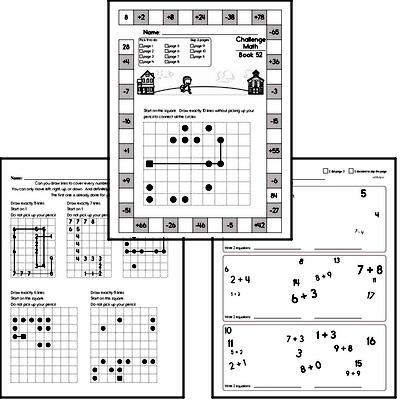 Weekly Math Worksheets for August 30