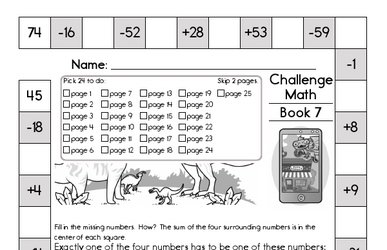 Weekly Math Worksheets for October 16