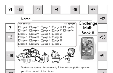 Weekly Math Worksheets for October 24