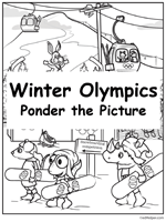 Ponder the Picture - Hidden Objects Critical Thinking with Writing<BR>A good challenge for second to fourth graders.