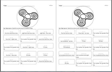 Place Value Fluency Workbook