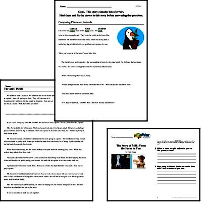 reading comprehension worksheets free pdf printables edhelper com