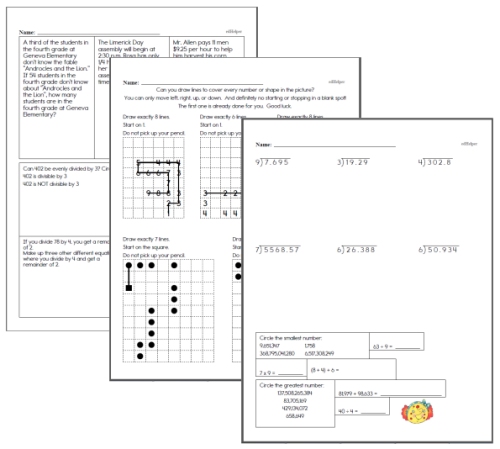 6th grade Homework Workbooks for December | edHelper
