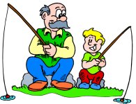 Take a Kid Fishing Weekend<BR>Grampa and Ben