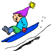 The Sledding Party | edHelper.com