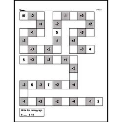 Easy addition and subtraction puzzle.