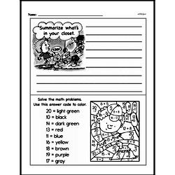 First Grade Addition Worksheets Worksheet #129