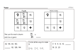 Addition Worksheets - Free Printable Math PDFs Worksheet #495