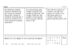 First Grade Data Worksheets Worksheet #36