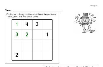 First Grade Groundhog Day Worksheets Activity Book (more challenging)