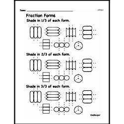 First Grade Fractions Worksheets - Fractions and Parts of a Set Worksheet #11