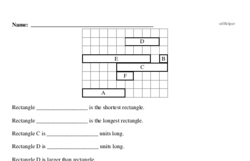 First Grade Geometry Worksheets - Area Worksheet #1