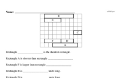 First Grade Geometry Worksheets - Comparing Shapes Worksheet #1