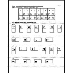 Free Hundreds Chart PDF Printables to Master Counting to 100 ...