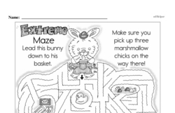 First Grade Math Challenges Worksheets - Puzzles and Brain Teasers Worksheet #132
