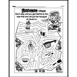 First Grade Math Challenges Worksheets - Puzzles and Brain Teasers Worksheet #156
