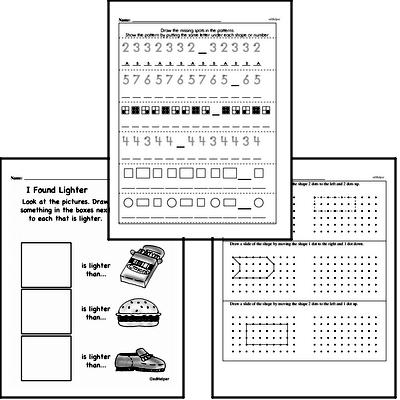 Math Challenges - Puzzles and Brain Teasers Workbook (all teacher worksheets - large PDF)