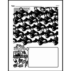 First Grade Math Challenges Worksheets - Puzzles and Brain Teasers Worksheet #106
