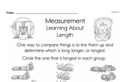 First Grade Measurement Worksheets - Length Worksheet #24