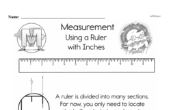 First Grade Measurement Worksheets - Length Worksheet #25