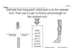 First Grade Measurement Worksheets - Length Worksheet #27