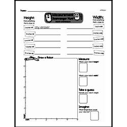 First Grade Measurement Worksheets - Measurement and Comparisons Worksheet #35