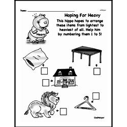 First Grade Measurement Worksheets - Measurement and Weight Worksheet #5